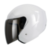 Casco Tech T10 Plano Blanco Visor Smoke 1