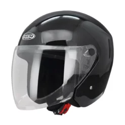 Casco Tech T10 Plano Negro 2