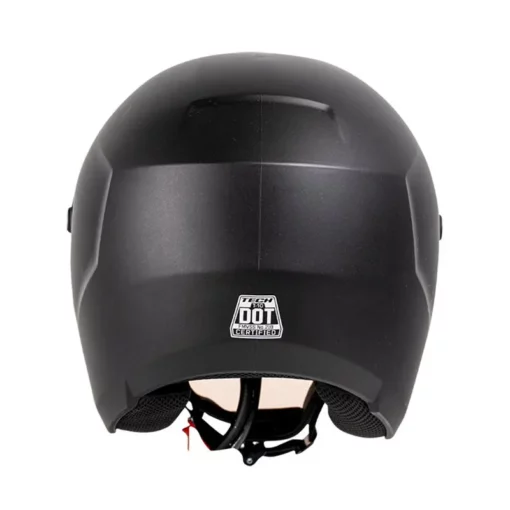 Casco Tech T10 Plano Negro Visor Smoke 1