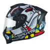 Casco X-Sports V151 Jakob Gris Rojo 1