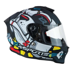 Casco X-Sports V151 Jakob Gris Rojo 1
