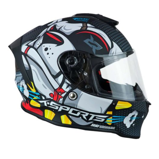Casco X-Sports V151 Jakob Gris Rojo 1