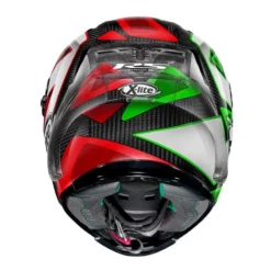 Casco Xlite X-803rs Ultra Carbón Petrucci Rojo Verde 1
