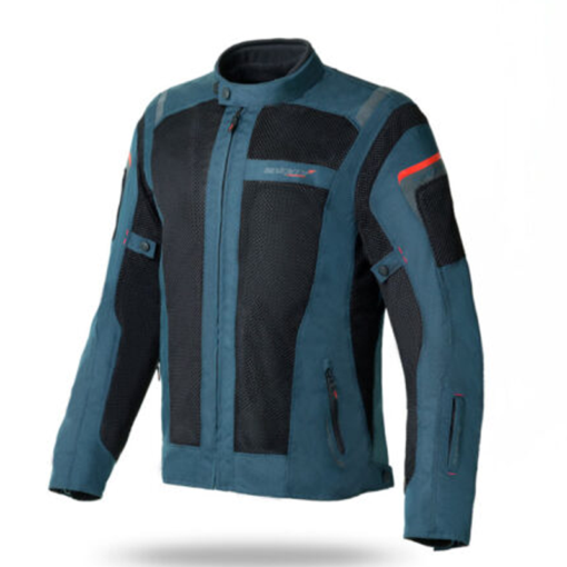Chaqueta Seventy Sd-Jt56 Verano Touring Azul Marino Negro 1