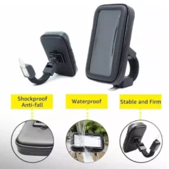 Estuche Porta Celular Moto Espejo 1