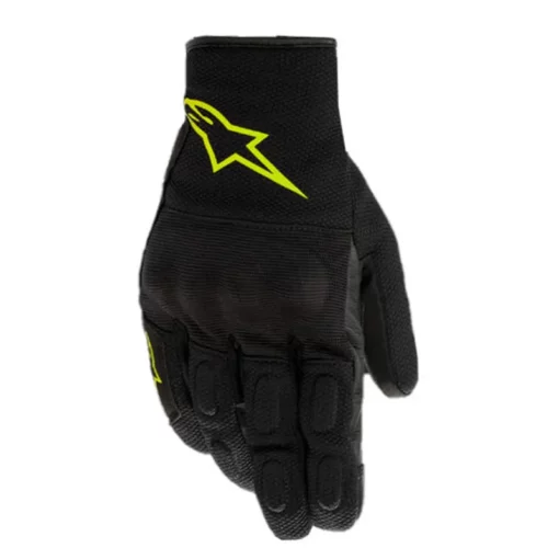 Guantes Alpinestars Smax Ds Negro Amarillo Fluorescente 1