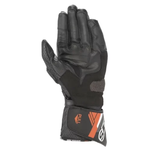 Guantes Alpinestars Sp-8 V3 Negro Naranja Fluorescente 2