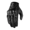 Guantes Icon Pursuit Negro Perforados1