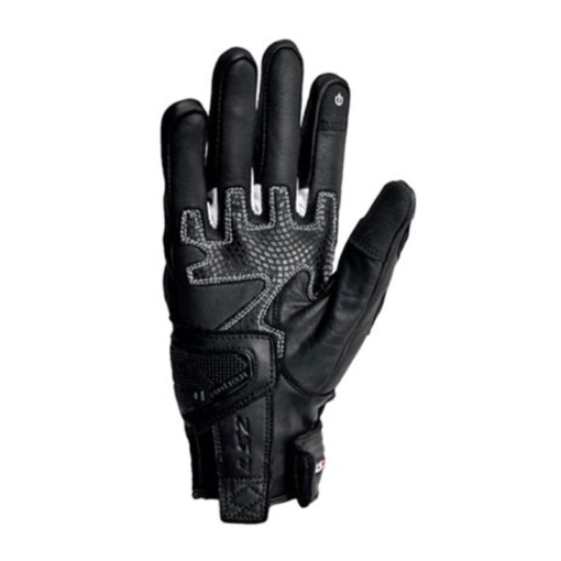 Guantes Ls2 Spark_2 Leather_Ma Negro Blanco 1