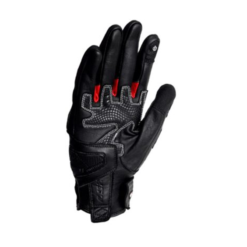 Guantes Ls2 Spark_2 Leather_Ma Negro Rojo 1