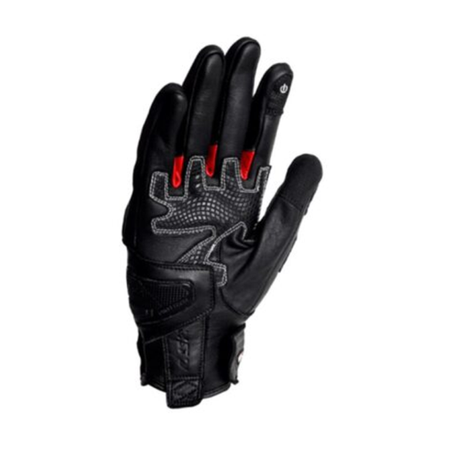 Guantes Ls2 Spark_2 Leather_Ma Negro Rojo 1