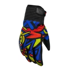 Guantes Shaft Stunt Polock Azul Amarillo 1