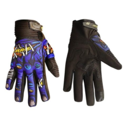 Guantes Shaft Stunt Zomboy Azul Amarillo 1
