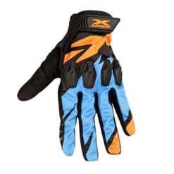 Guantes X_One X-10 Rider Naranja Azul Navy 1