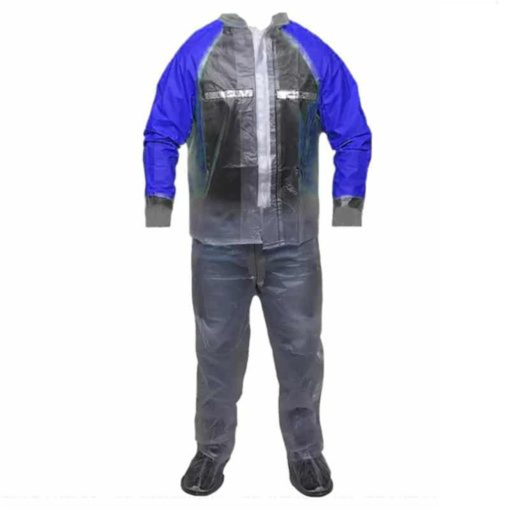 Impermeable Silicona Azul Rey