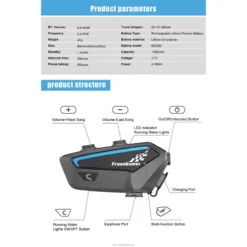 Intercomunicador Freedconn Fx Black 1