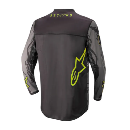 Jersey Alpinestars Racer Tactical Negro Gris Amarillo 2
