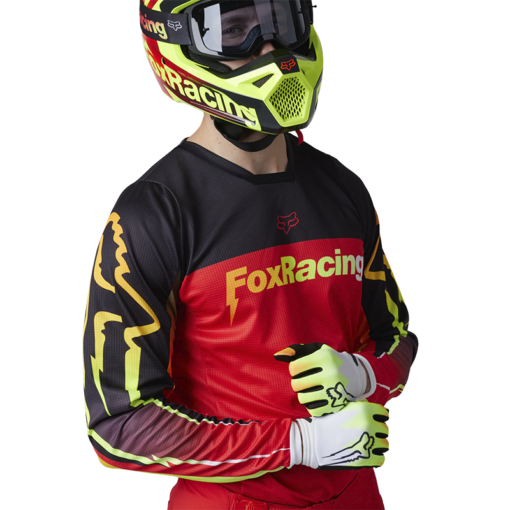 Jersey Fox 180 Statk Flo Rojo 2
