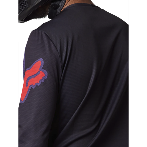 Jersey Fox Defend Ls Morado 2