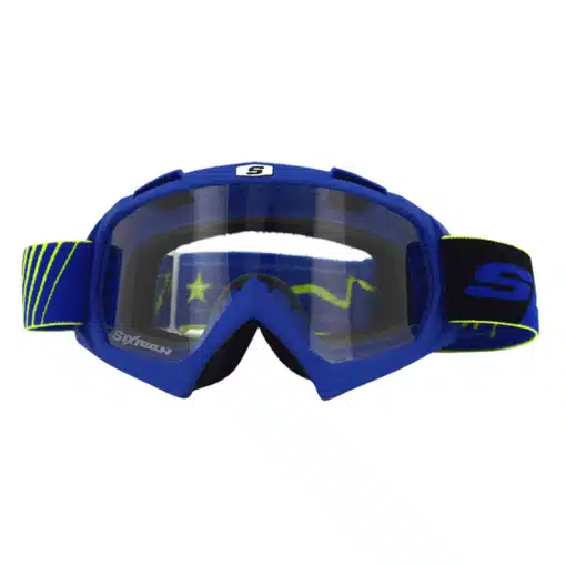Lentes Cross Shaft 16 Azul Negro Visor Transparente