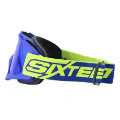 Lentes Cross Shaft 16 Evo Azul Amarillo Visor Smoke 2
