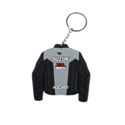 Llavero Chaqueta Suzuki Gris