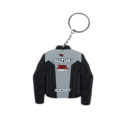 Llavero Chaqueta Suzuki Gris