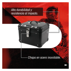 Maletero Spartan Negro 40 Litros