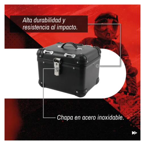 Maletero Spartan Negro 40 Litros