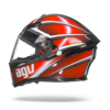 Casco Agv K5 Tempest Negro Rojo