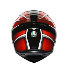 Casco Agv K5 Tempest Negro Rojo