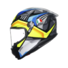 Casco Agv K6 Joan Azul Amarillo