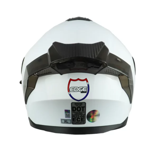 Casco Edge Boston Solido Blanco TM