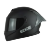 Casco Edge Racer Solido Negro 1