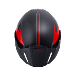 Casco Ich 102 Yarurok Negro Rojo Visor Smoke