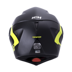 Casco Ich 3110 Tempor Negro Amarillo Visor Random
