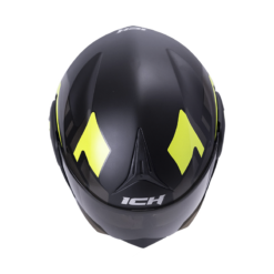 Casco Ich 3110 Tempor Negro Amarillo Visor Random