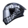 Casco Ich 503 Magic Negro Gris Visor Smoke