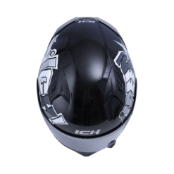 Casco Ich 503 Magic Negro Gris Visor Smoke