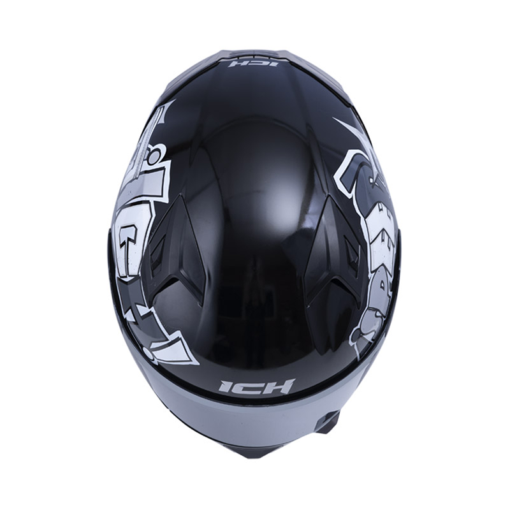 Casco Ich 503 Magic Negro Gris Visor Smoke