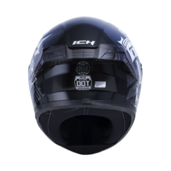 Casco Ich 503 Magic Negro Gris Visor Smoke