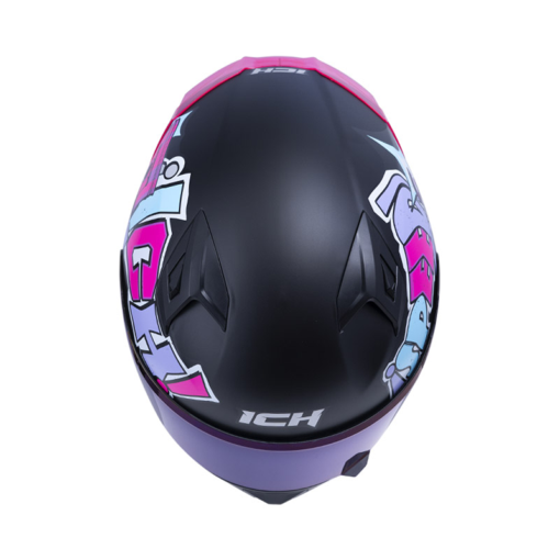 Casco Ich 503 Magic Negro Lila