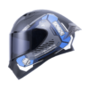 Casco Ich 503 X-Lock Negro Blanco Visor Smoke