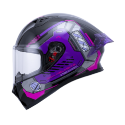 Casco Ich 503 X-Lock Negro Fucsia