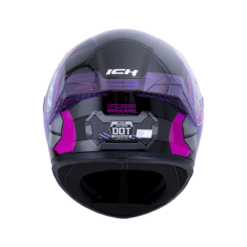 Casco Ich 503 X-Lock Negro Fucsia