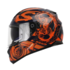 Casco Ls2 320 Turbo Azul Naranja