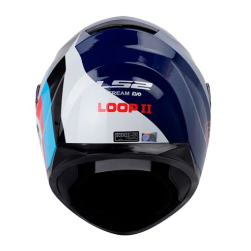 Casco Ls2 320Dv Loop Gris Azul