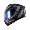 Casco Ls2 Ff808 Road Negro Azul Visor Smoke Claro Iridium Azul