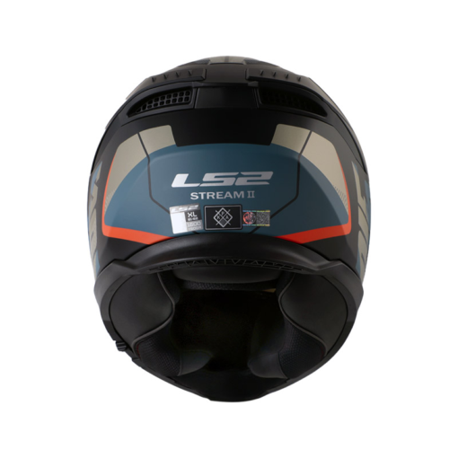 Casco Ls2 Ff808 Road Negro Azul Visor Smoke Claro Iridium Azul