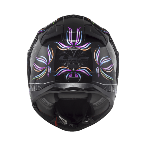 Casco Ls2 Ff811 Tropical Negro Brillante Blanco